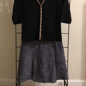 J-Crew Tweed Mini Skirt, Size 4P